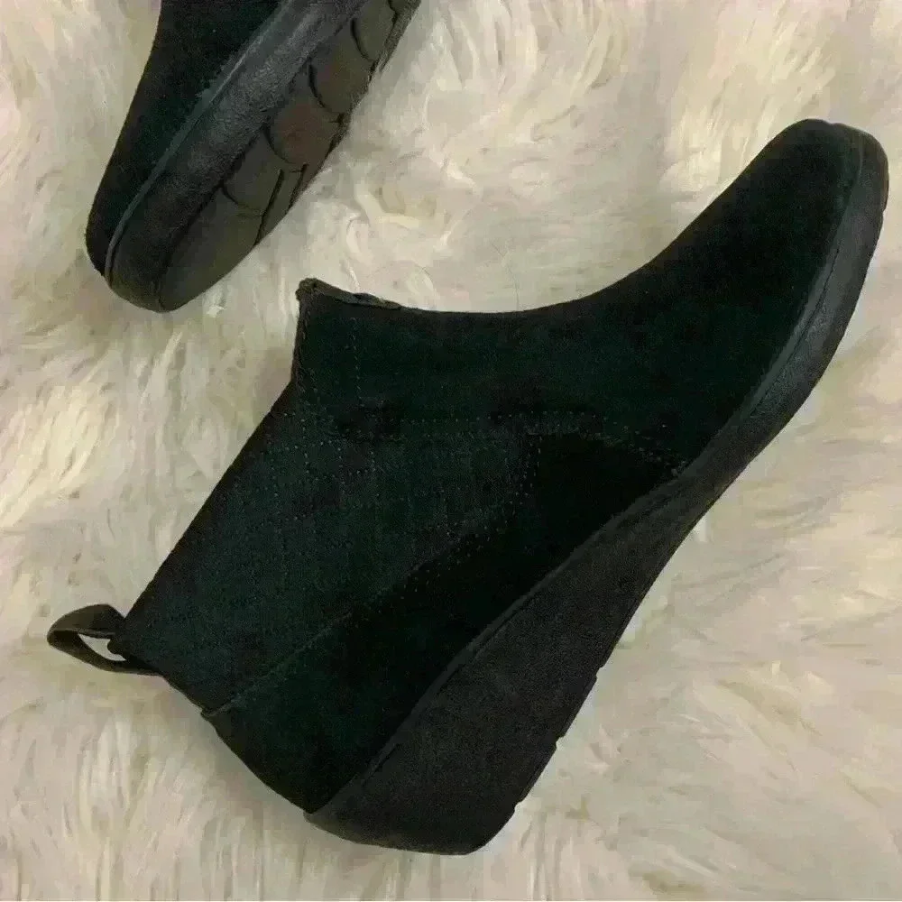 Grasshoppers black Porter leather ankle boots Bootie sz 7